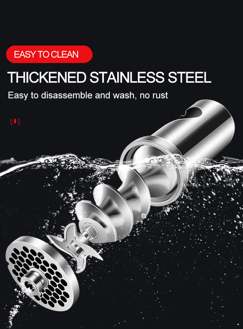 أجزاء مفرمة اللحم الفولاذ المقاوم للصدأ